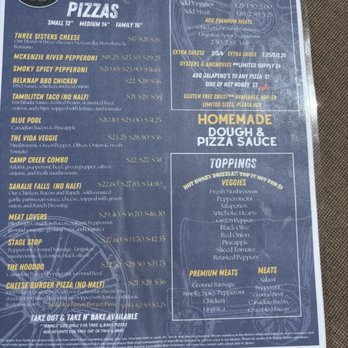 Stage Stop Pizza And Brew - Menu - Pop-Up Restaurants Near Me - Springfield, Oregon Stage Stop Pizza And Brew - Menu - Pop-Up Restaurants Near Me - Springfield, Oregon