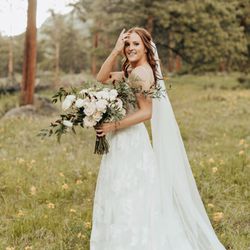 Rockstar Spray Tans Spa - A beautiful bride spray tanned at Rockstar Spray Tans Spa.