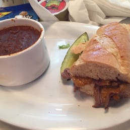 French dip and Chili.