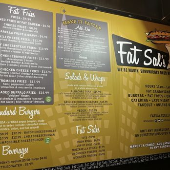 Fat Sal's Deli - Menu - Delis Near Me - Los Angeles, California