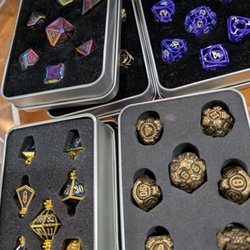 Ink Spell Books - Cool dice on the counter!