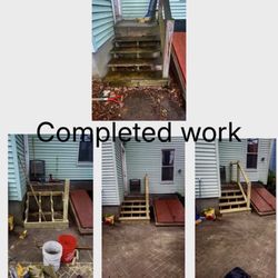 LB Special Projects - Back stairs work