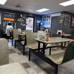 view of the front door.  seat yourself and the waitress will get your order
