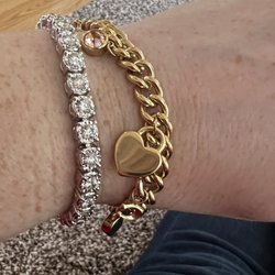 Love my diamond tennis bracelet!