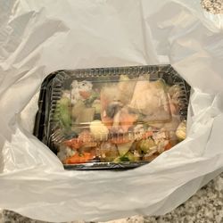 Crazy Cafe - Plenty of leftovers in a tiny cute container and mini bag