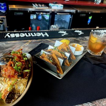 Morrow Steak - Taco trio (wagyu, snapper, lobster). Loaded baked potato. Old Fashioned. - Steakhouses Near Me - New Orleans, Louisiana Morrow Steak - Taco trio (wagyu, snapper, lobster). Loaded baked potato. Old Fashioned. - Steakhouses Near Me - New Orleans, Louisiana