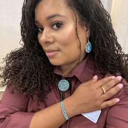 Sissel's - Earrings, bracelet, bolo tie
