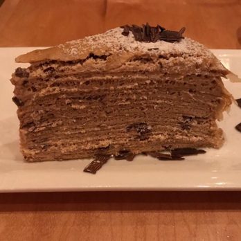 Prince Tea House - Coffee Mille Cake - Desserts Near Me - Brooklyn, New York