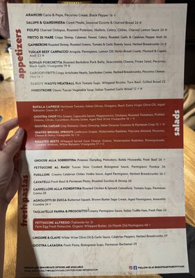 Menu photo 6 Giostra By Fabio Viviani South Barrington, IL
