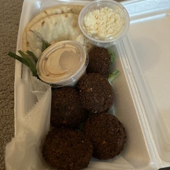 Sinbad's Grill - 5 Piece Falafel Pita - Mediterranean Near Me - Overland Park, Kansas