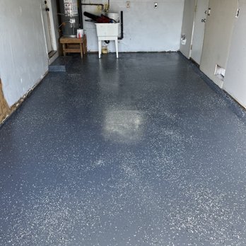 Tinos Luxury Flooring - a garage floor in need of repair - Flooring Near Me Tinos Luxury Flooring - a garage floor in need of repair - Flooring Near Me