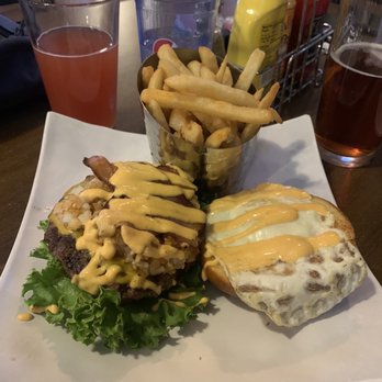 Feisty Pint - One of their specialty burgers! - Pubs Near Me - Grand Junction, Colorado Feisty Pint - One of their specialty burgers! - Pubs Near Me - Grand Junction, Colorado