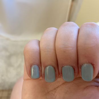 Keeley's Beauty Salon - Pinky finger has a small hair cured by the UV light stuck in the polish. - Hair Salons Near Me - Pittsburgh, Pennsylvania Keeley's Beauty Salon - Pinky finger has a small hair cured by the UV light stuck in the polish. - Hair Salons Near Me - Pittsburgh, Pennsylvania