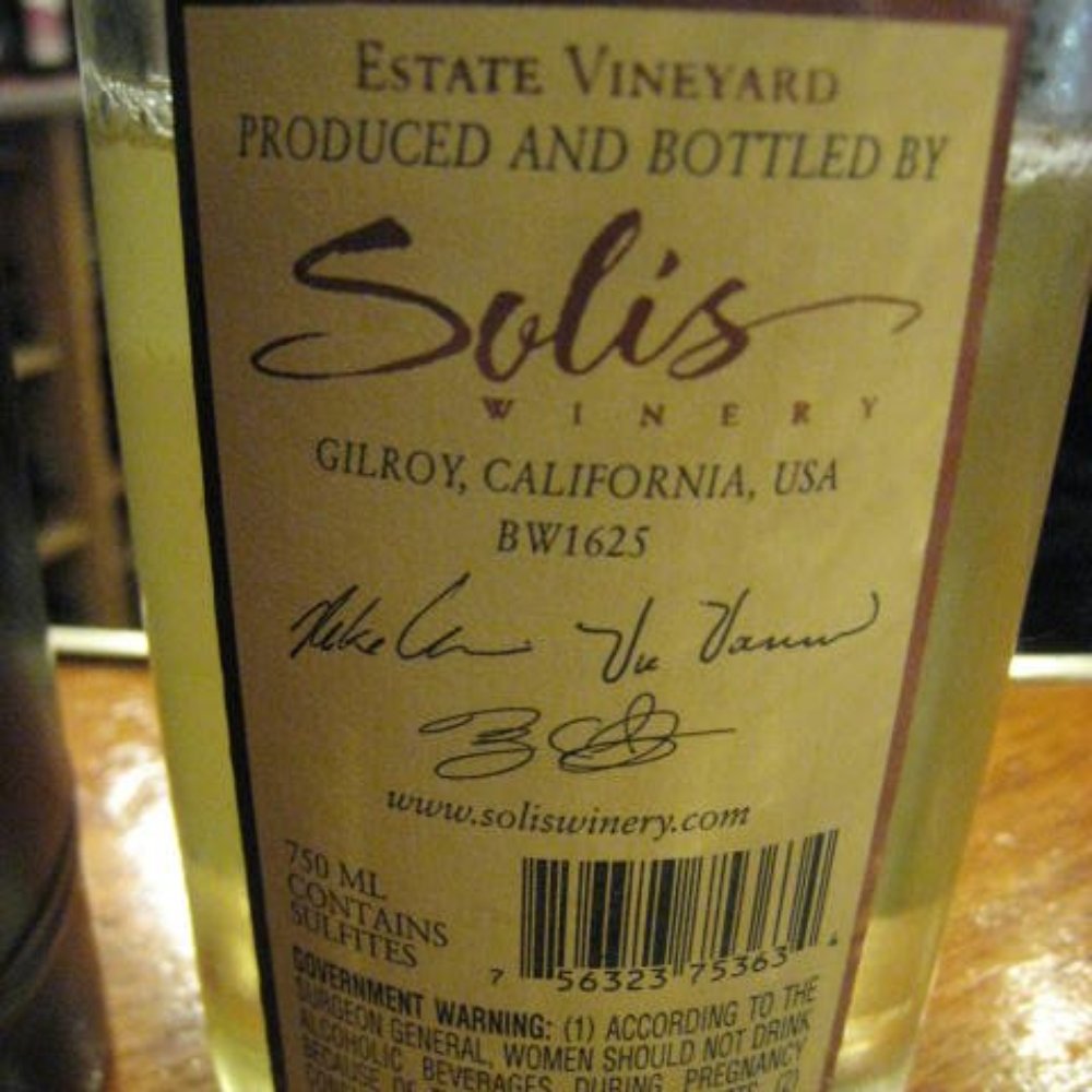 Solis Winery - Wineries Near Me - Gilroy, California