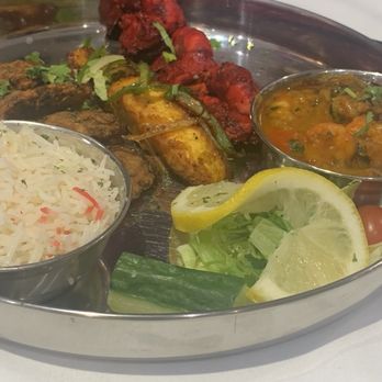 Tandoori International - Fish thali - Indian Near Me - South Shields, XTW