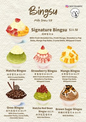 Menu photo 1 Chictea Brooklyn, NY Menu photo 1 Chictea Brooklyn, NY