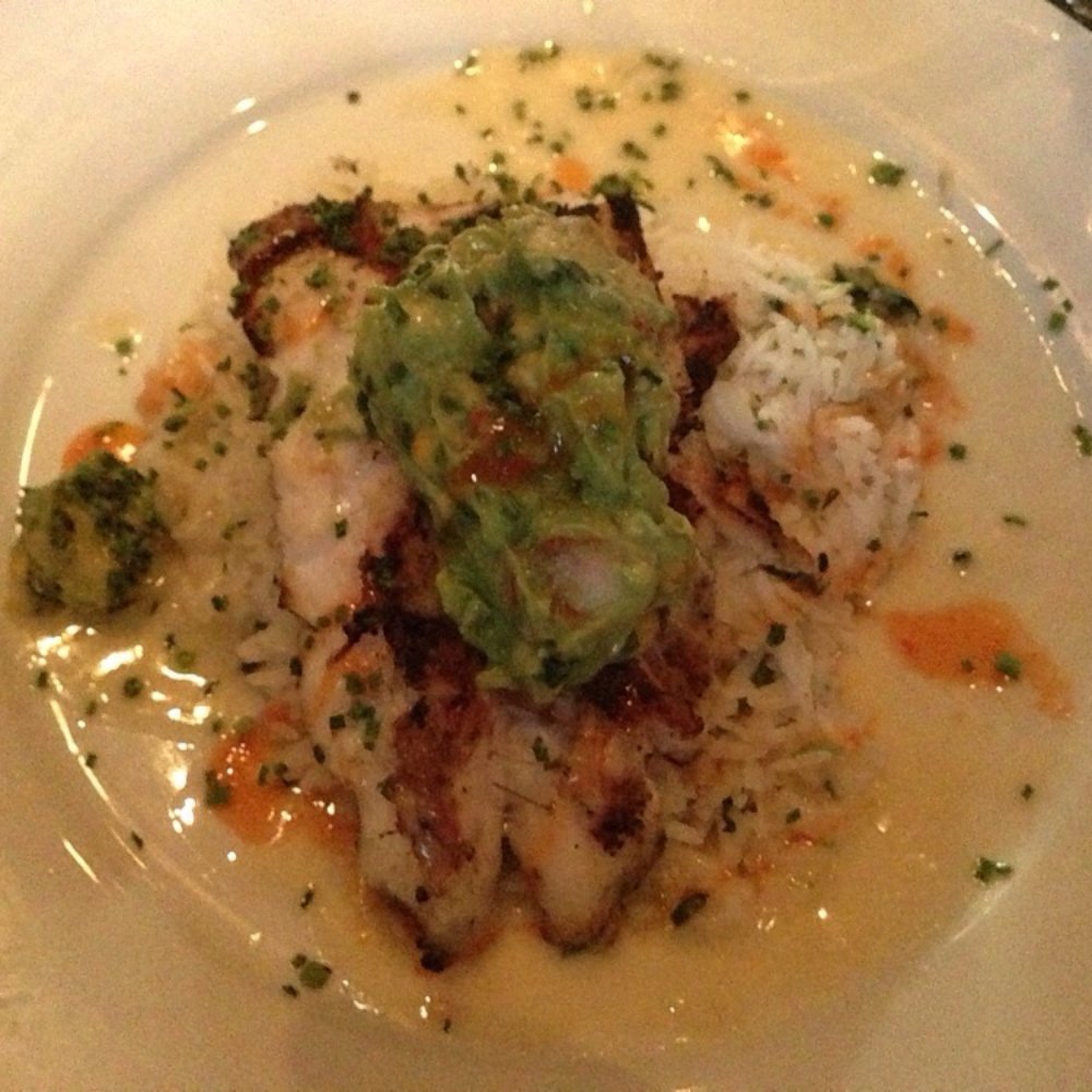 Roaring Fork - Grouper Special with Jasmine Rice - New American Near Me - Austin, Texas Roaring Fork - Grouper Special with Jasmine Rice - New American Near Me - Austin, Texas