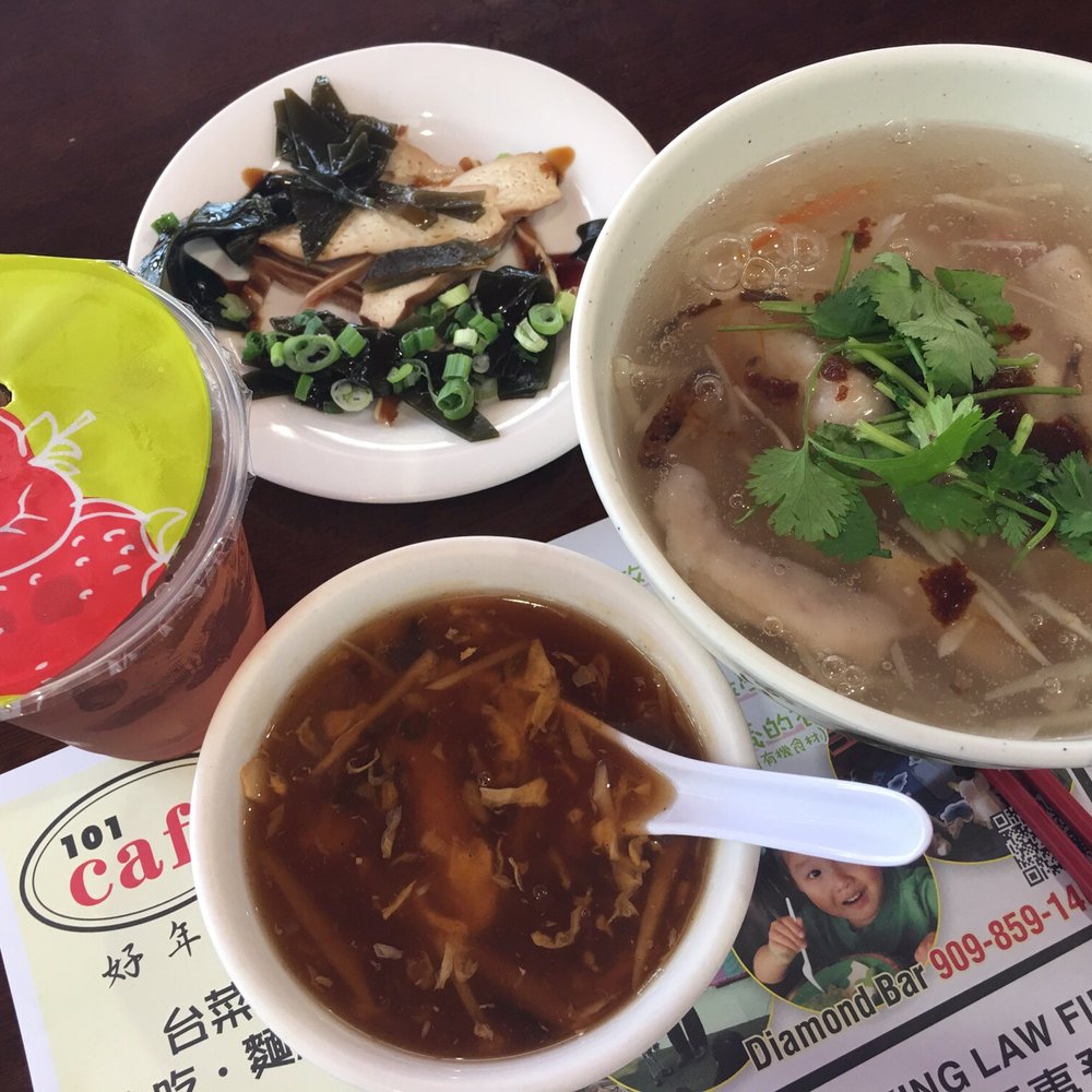 101 Cafe - $7.95 Squid Potage w/rice noodle - Taiwanese Near Me - Diamond Bar, California 101 Cafe - $7.95 Squid Potage w/rice noodle - Taiwanese Near Me - Diamond Bar, California