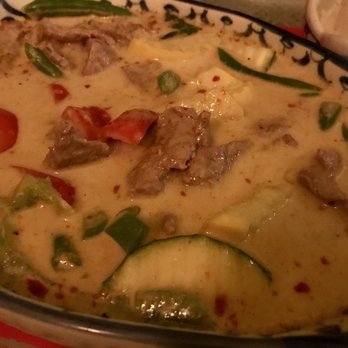 Thai Garden - Beef Green Curry very spicy - Thai Near Me - Orangeburg, New York Thai Garden - Beef Green Curry very spicy - Thai Near Me - Orangeburg, New York