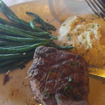 Bonefish Grill - 8oz filet with french green beans and mash potatoes - Seafood Near Me - Orland Park, Illinois Bonefish Grill - 8oz filet with french green beans and mash potatoes - Seafood Near Me - Orland Park, Illinois