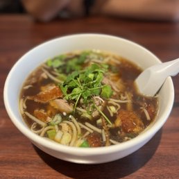 roasted duck noodles = $17.95 for a large