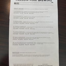 Draft menu Draft menu