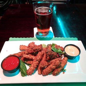 Blackjack Mulligans Public House - Panko zucchini with Marinara and Sriracha Aioli sauces. - Irish Pub Near Me - Garfield, New Jersey Blackjack Mulligans Public House - Panko zucchini with Marinara and Sriracha Aioli sauces. - Irish Pub Near Me - Garfield, New Jersey