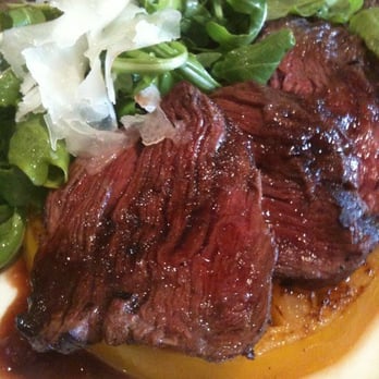 The Blvd - Grilled hanger steak with arugula, heirloom tomatoes and manchego - New American Near Me - Beverly Hills, California