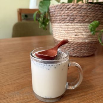 Tanzie's - Warm soy drink, very good! - Salad Near Me - Berkeley, California