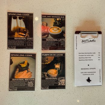 Parallax Coffee Lab - Seasonal Menu - Coffee & Tea Near Me - Wendell, North Carolina