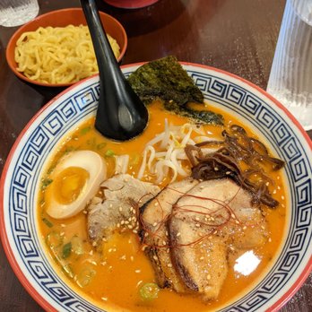 Isshindo Ramen - The spicy ramen you shouldn't get. Oops. - Ramen Near Me - Allston, Massachusetts