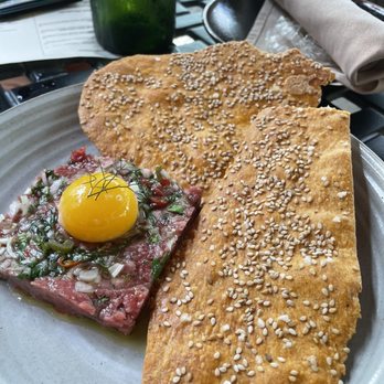 Husk - Aged Beef Tartare - Southern Near Me - Nashville, Tennessee Husk - Aged Beef Tartare - Southern Near Me - Nashville, Tennessee