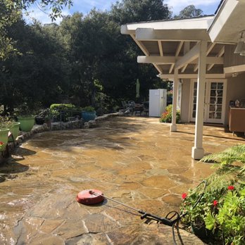 Schulman Window Cleaning - Pressure washing patio - Window Washing Near Me - Santa Barbara, California