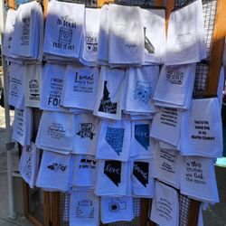 McQueen Craft Fair - Embroidered dish towels