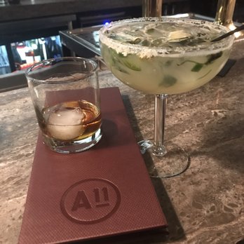 Anson 11 - Basil Hayden and a jalapeño marg - New American Near Me - El Paso, Texas