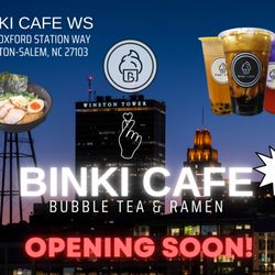Binki Cafe - Winston Salem - Winston Salem branch opens April 1, 2022.