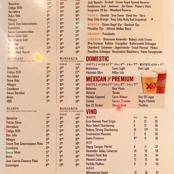 Lupe Tortilla Mexican Restaurant - Drink Menu (2023 Nov) - Tex-Mex Near Me - Fort Worth, Texas Lupe Tortilla Mexican Restaurant - Drink Menu (2023 Nov) - Tex-Mex Near Me - Fort Worth, Texas