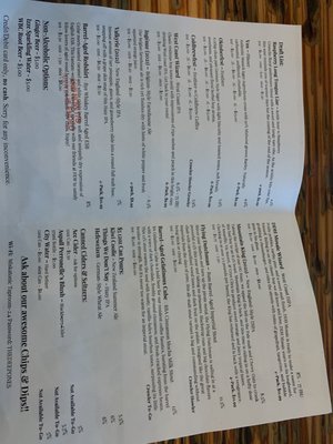 Menu photo 2 Miskatonic Brewing Darien, IL