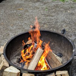 Pete's Lake Campground - Firewood here is