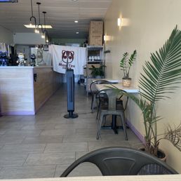 Inside has plenty of seating