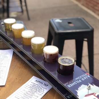 Aspen Tap - Beer flight - Breweries Near Me - Aspen, Colorado Aspen Tap - Beer flight - Breweries Near Me - Aspen, Colorado