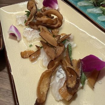 OkuNori - Baked/fried mushroom on fish (forgot the name) - Asian Fusion Near Me - Redlands, California OkuNori - Baked/fried mushroom on fish (forgot the name) - Asian Fusion Near Me - Redlands, California