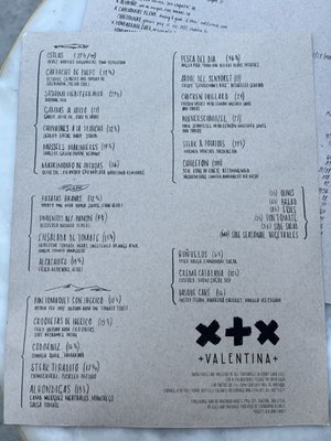 Menu photo 8 Valentina Encinitas, CA Menu photo 8 Valentina Encinitas, CA