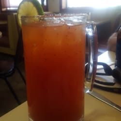 Benny's Grill - Best chilada (bloody beer) ever