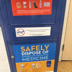 Rite Aid - Just saw this waiting on my vaccine. REALLY nice since I've always wondered what you do with medications!!