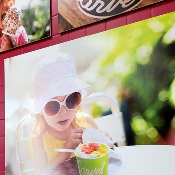 Carvel - a little girl eating a bowl of ice cream - Ice Cream & Frozen Yogurt Near Me - Plainview, New York
