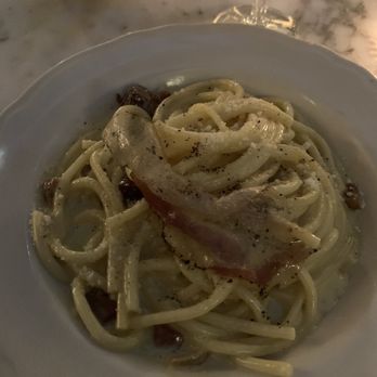 Cafe Renee - Bucatini carbonara - French Near Me - Toronto, Ontario