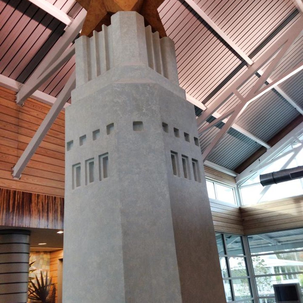 Oh, what a fancy rest stop....