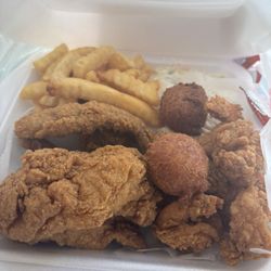 Ikhlas Seafoods and Pastries - Shrimp and fish combo