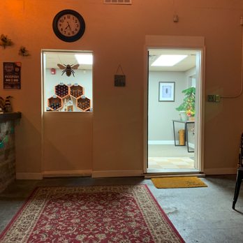 Laurel Highlands Meadery - a hallway with a clock on the wall - Meaderies Near Me - Greensburg, Pennsylvania